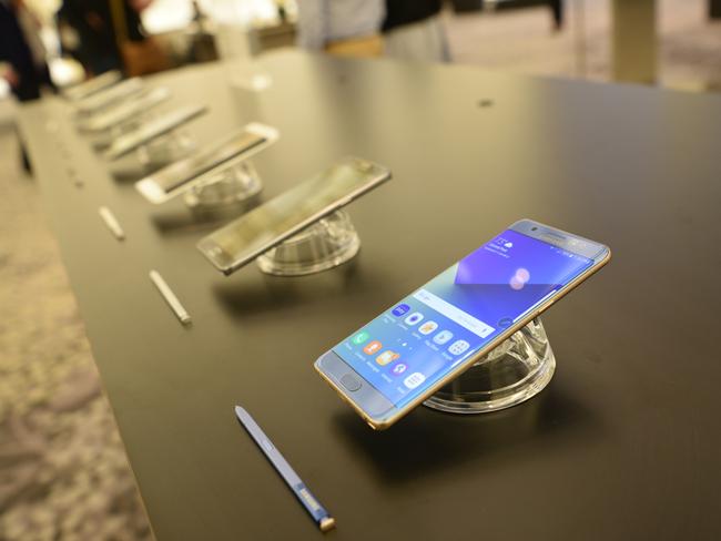 The Samsung Galaxy Note7 is lighter, has increased storage and is water resistant. Picture: Supplied