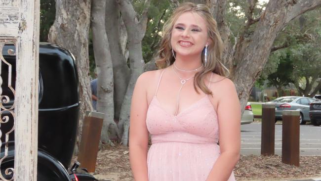 Sophia DeMarinis at the Hervey Bay State High School formal.