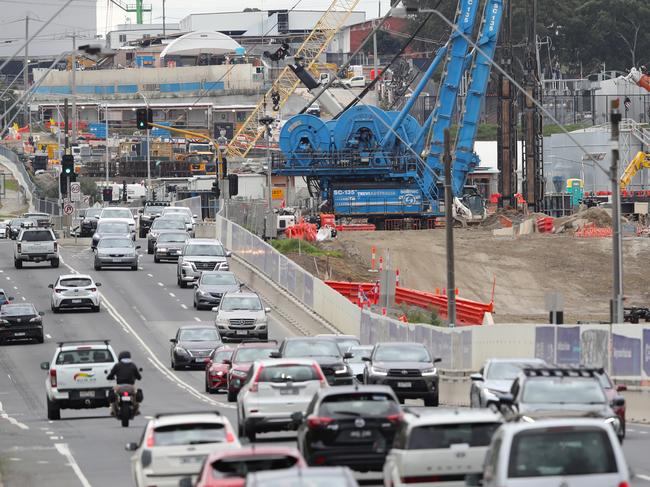 Road and rail projects have blown out. Picture: David Crosling