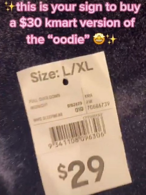 Kmart’s affordable version hit stores last week. Picture: TikTok/@yaasssminee