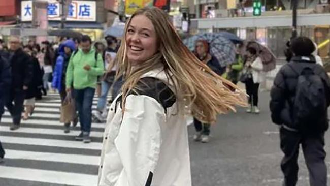 A supplied image of Audrey Griffin in Japan. A man has faced court charged with murdering the 19-year-old after her body was found in water on the NSW Central Coast on 24 March. Adrian Torrens, 53, charged with the murder of 19-year-old Audrey Griffin on the Central Coast. Photograph: Darci Tabone