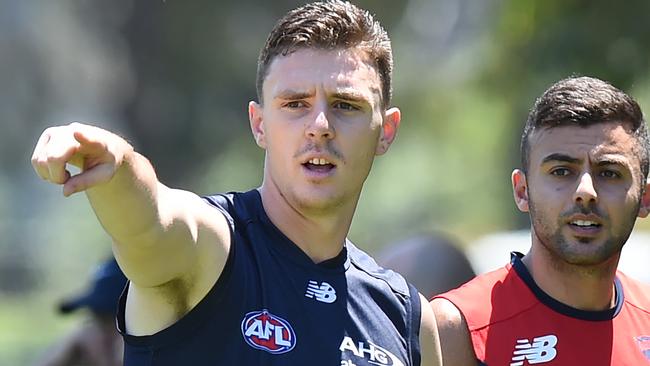 Jake Lever has made an immediate impact at Melbourne. Pic: AAP