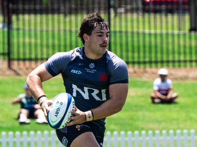 Zach Fittler on the burst for the NSW Waratahs U20s. Picture:Hugo Carr/NSW Waratahs