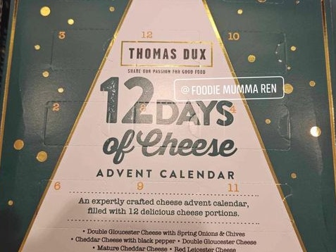 Woolies brings back cheese advent calendar. Picture: Facebook