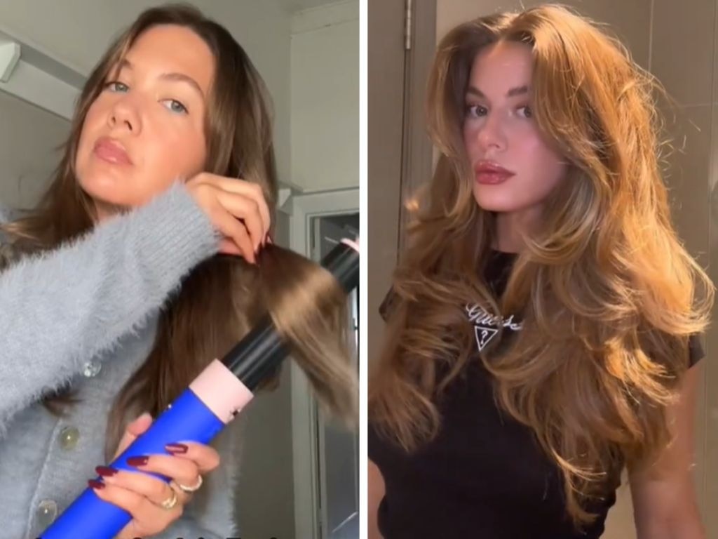 The Dyson Airwrap multi-styler​ and dryer. TikTok: /@jacquiealexander_ and /@anggwells