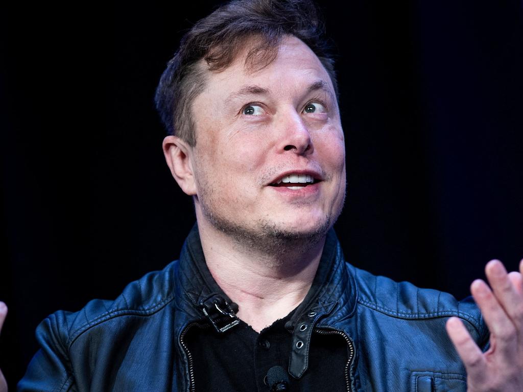 Elon Musk, speaks during Satellite 2020 at the Washington Convention Centre on March 9, in Washington, DC. (Photo by Brendan Smialowski / AFP)