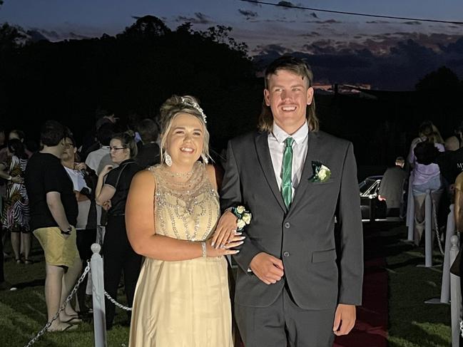 Aldridge State High School students at their formal.