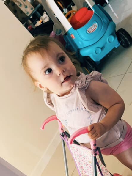 Ariarna, 1 year and 6 months - nominated for Ipswich's cutest toddler.