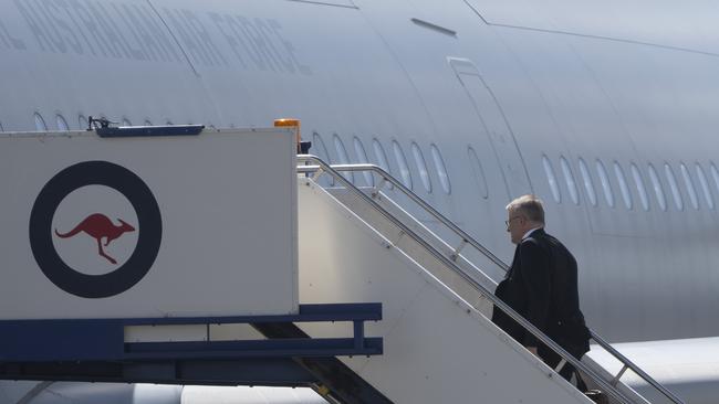 Anthony Albanese departs Canberra to attend the APEC Economic Leaders' Meeting in San Francisco.