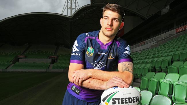 Melbourne Storm player Curtis Scott ahead of this week's NRL Grand Final. Picture: Mark Stewart