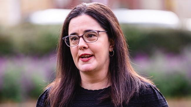 ALP Member for Clark, Ella Haddad at Parliament Lawns, Hobart. Picture: Linda Higginson