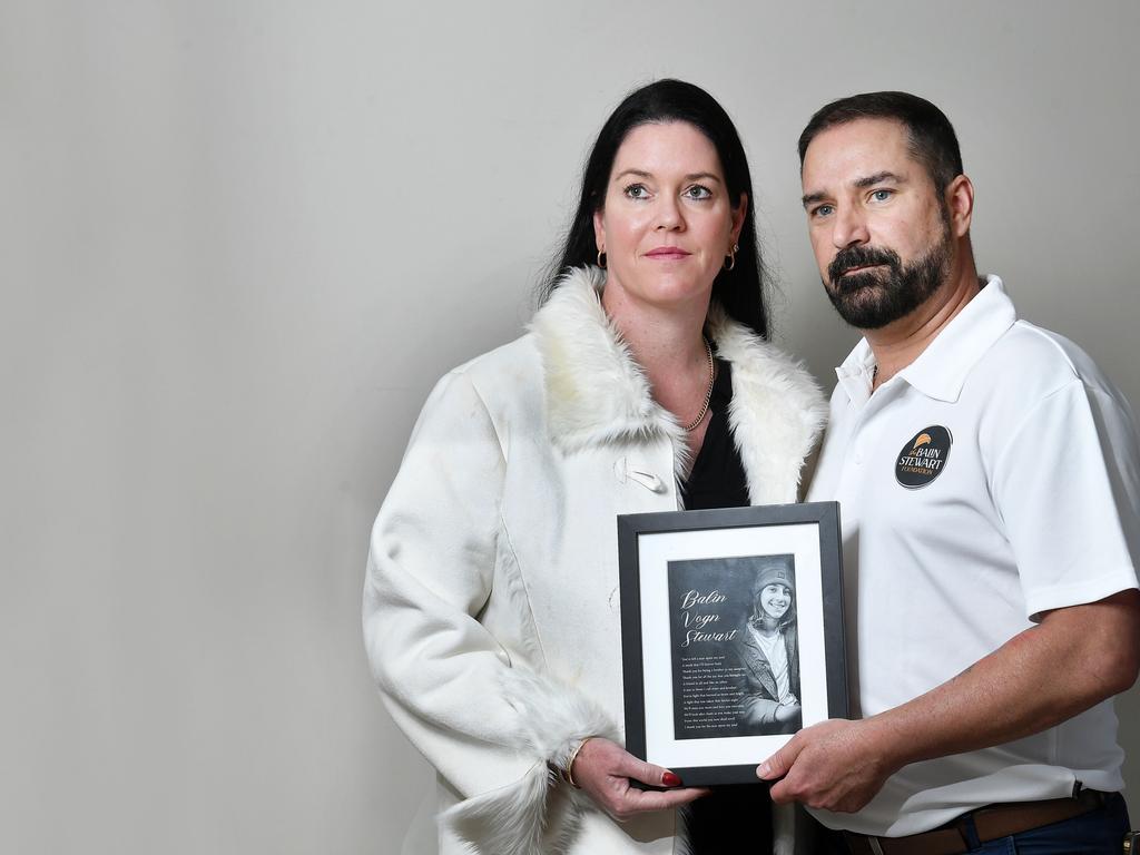 Michael and Kerri-Lyn Stewart have opened up about the night their beloved son Balin lost his life in an alleged stabbing and the impact it's had on their lives. Photo: Patrick Woods.