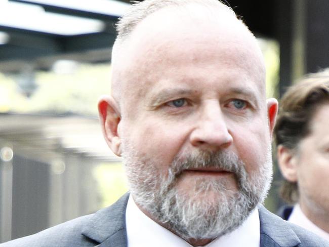 BRISBANE, AUSTRALIA - NewsWire Photos AUGUST 21, 2023: Gold Coast criminal lawyer Campbell MacCallum leaves the Brisbane Magistrates Court after he was found guilty on drugs charges. Picture: NCA NewsWire/Tertius Pickard