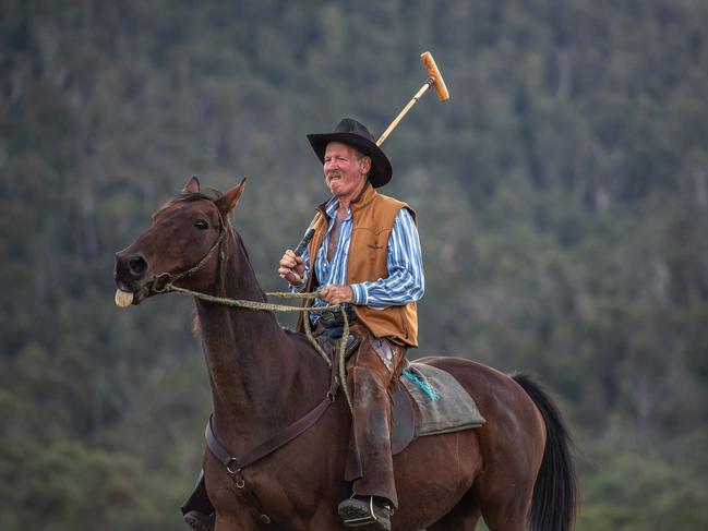 The horseman has won the Mountain Cattleman’s Cup seven times. Picture: Jason Edwards