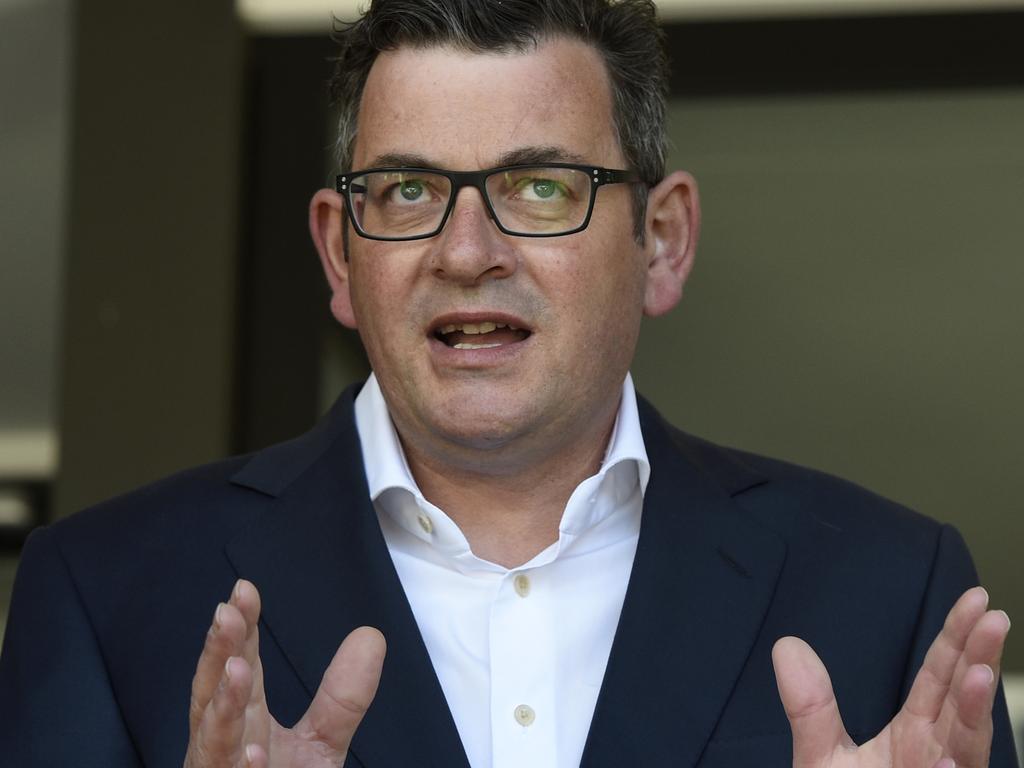 Victorian Premier Daniel Andrews says its time to ‘normalise’ living with Covid-19. Picture: NCA NewsWire / Andrew Henshaw
