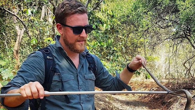 Matt Cornish, former Queensland Police officer turned wildlife educator. Picture: Facebook