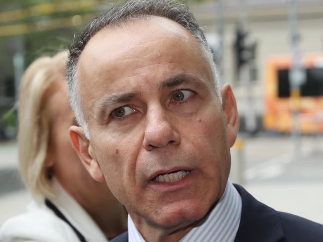 MELBOURNE, AUSTRALIA- NewsWire Photos OCTOBER 1, 2024: Victorian Opposition leader John Pesutto arrives at the Federal court for a case against former Liberal Party member Moira Deeming. Picture:  NewsWire/ David Crosling