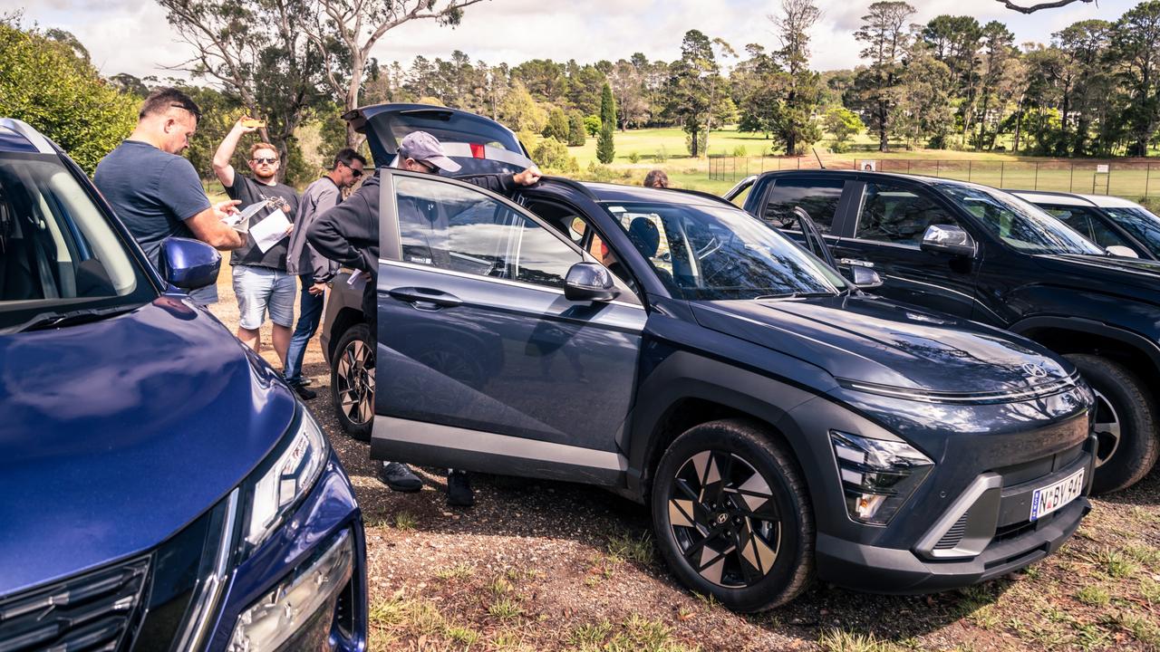 2023 News Corp Australia Car of the Year finalist, Hyundai Kona Hybrid. Photo: Thomas Wielecki