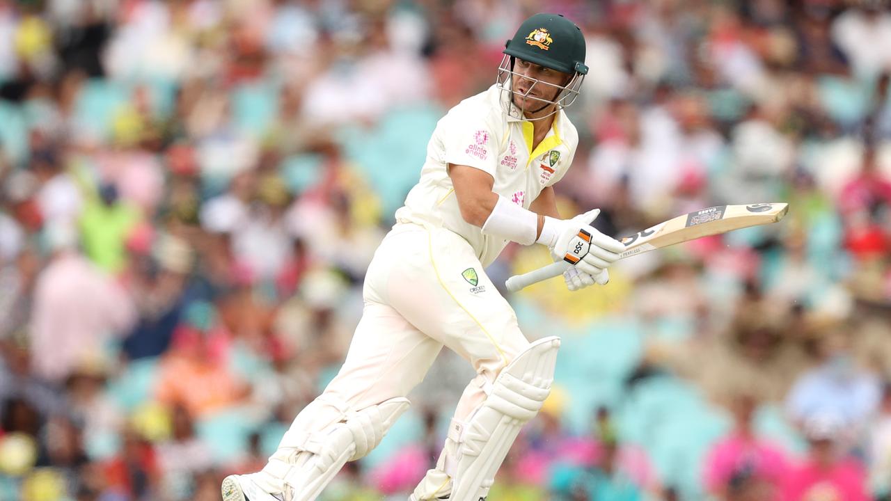 David Warner of Australia. Photo by Mark Kolbe/Getty Images