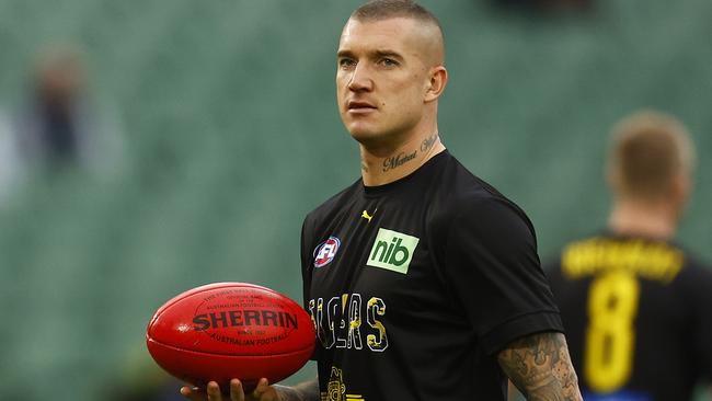 Dustin Martin has endured a difficult period since his father’s death. Picture: Getty Images