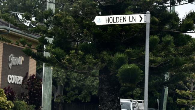 The man was allegedly found with serious head injuries in Holden Lane, Ballina. Picture: Tessa Flemming