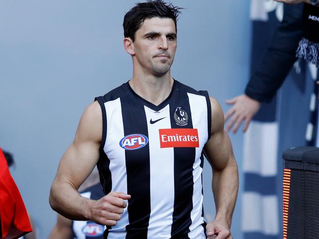 Scott Pendlebury has spoken out about clubs’ struggles with the soft cap. Picture: AFL Photos/Getty Images