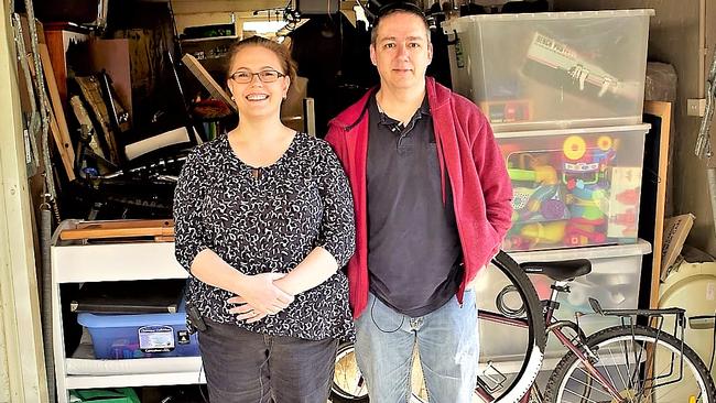 Single parents, single people and even couples can benefit from using Spacer to find space, just like this couple renting a place for storage in Lindfield.