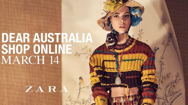 zara online website