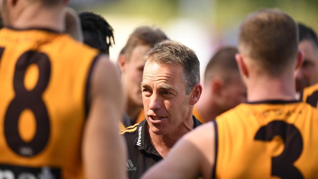 Former Hawthorn senior coach Alastair Clarkson has denied all allegations. Picture: Matt Roberts/AFL Photos/via Getty Images