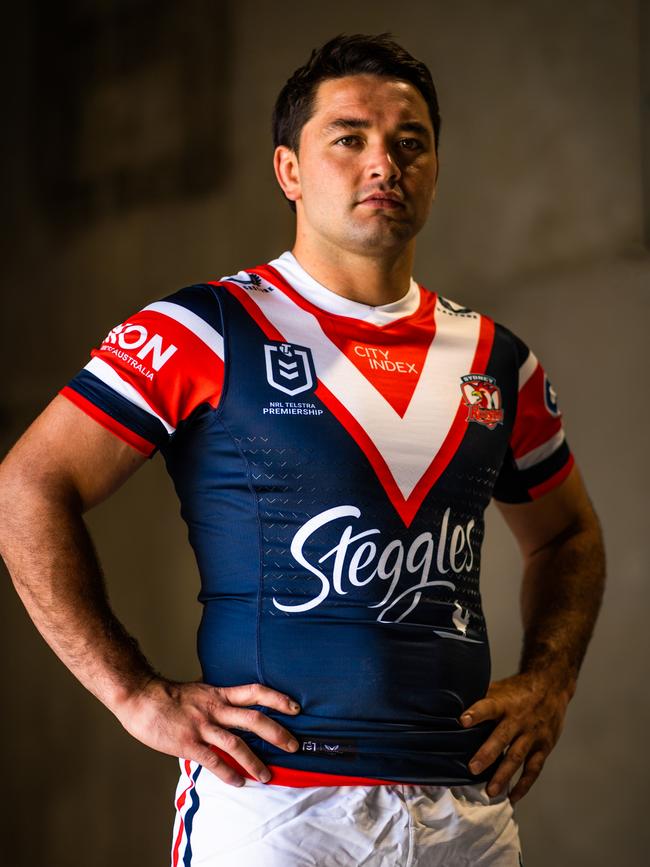 Brandon Smith won’t have to wait long to face-off against his former team, when the Roosters clash with Melbourne in week one of the Pre-season Challenge. Picture: Roosters Digital.