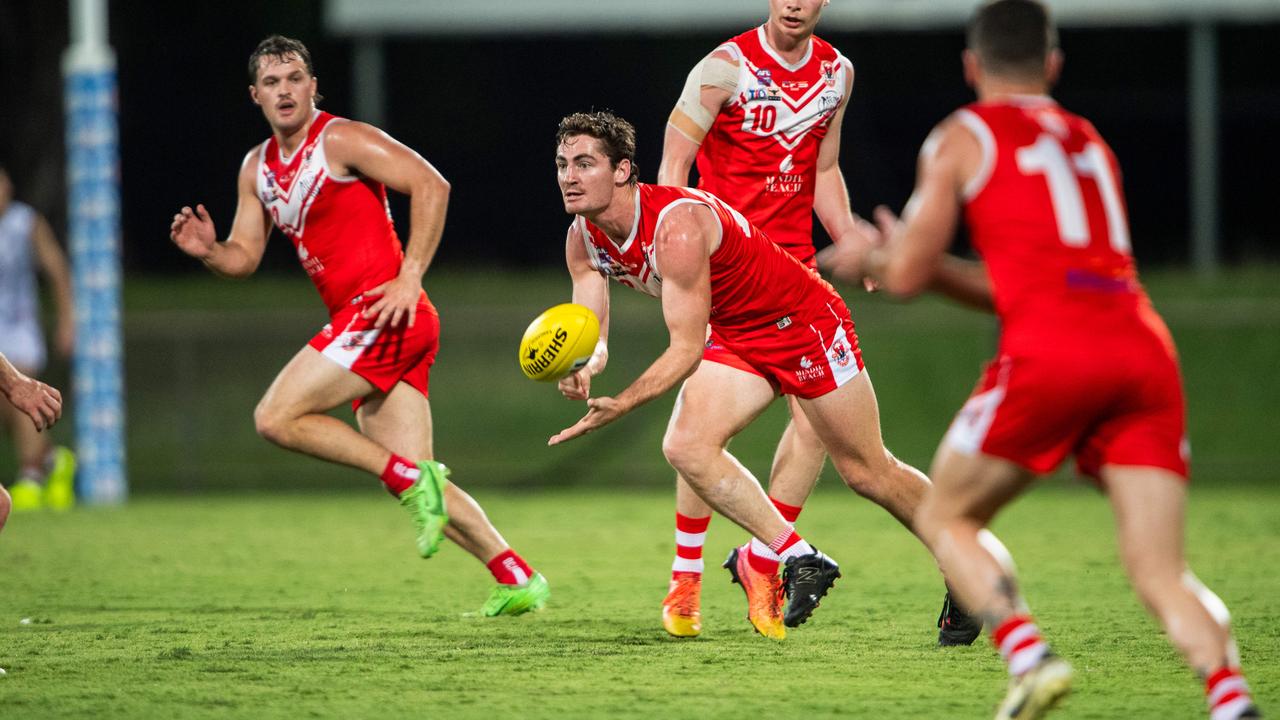 Scott Carlin as Waratah take on Southern Districts in Round 1 of the 2024-25 NTFL season. Picture: Pema Tamang Pakhrin