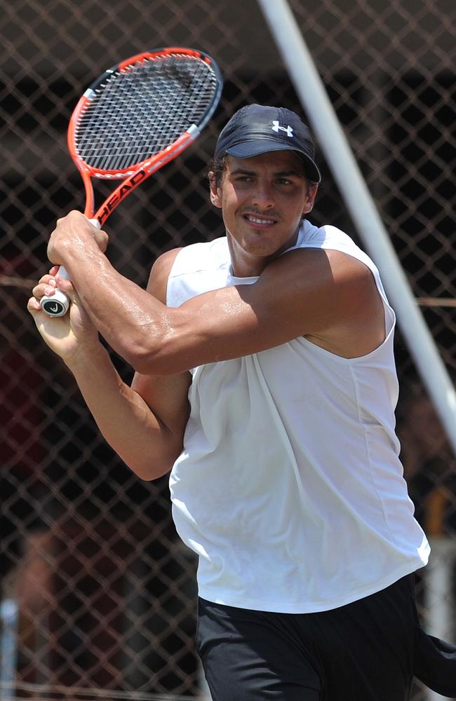 Former glory at the 2011 Darwin International tennis final.