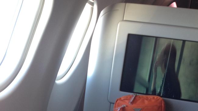 Plane shades: there for more reasons that to stare out the window Pic: Melissa Hoyer