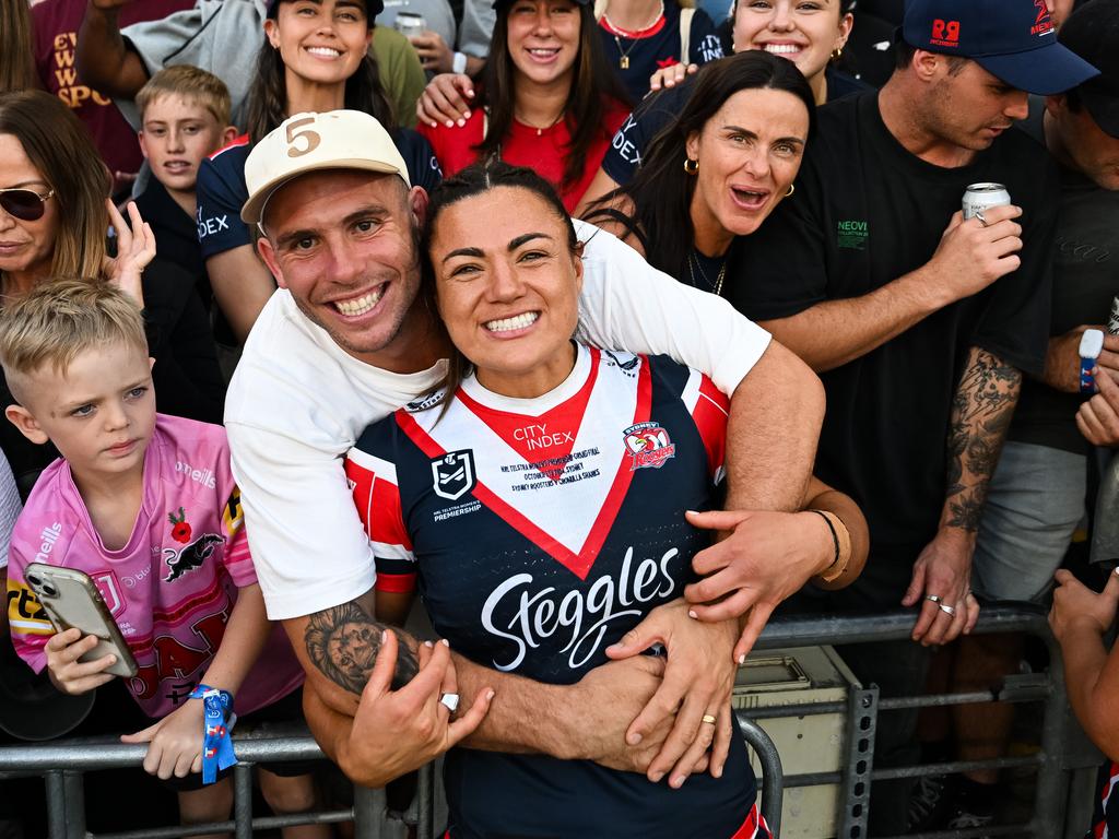 Millie Elliott claims her NRLW premiership ring was stolen from the Newcastle home she shares with husband and fellow rugby league player Adam Elliott. Picture: NRL Images