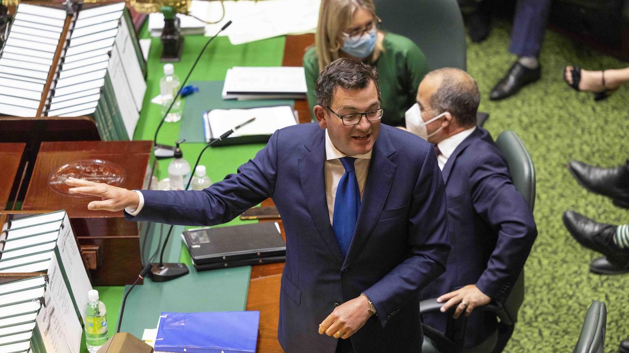 Victorian Premier Daniel Andrews during question time. Picture: NCA NewsWire / Wayne Taylor