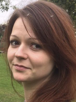 Yulia Skripal fell ill after eating out with her father. Picture: AFP