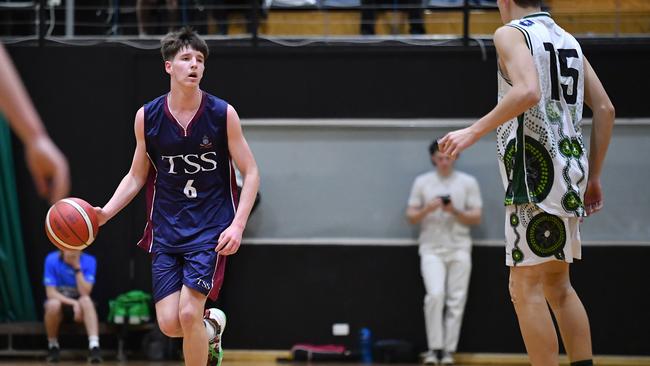 GPS Firsts basketball between Brisbane Boys College and The Southport SchoolSaturday August 13, 2022. Picture, John Gass