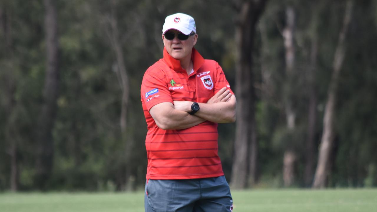 Dragons coach Anthony Griffin heads into 2022 under pressure after a disappoiting end to 2021. Picture: Dragons Media