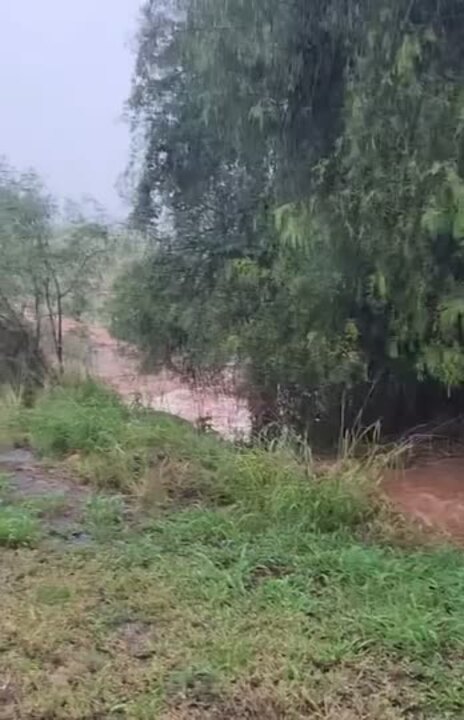 Road cut in South Burnett flooding