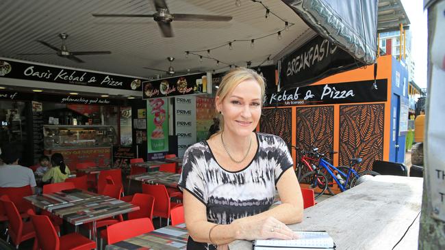 Oasis Kebab and Pizza owner Kellee Martorella.