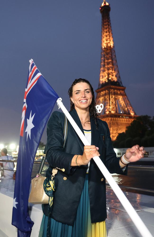 Fox’s role as one of the flag-bearers at this Games solidified her standing in Australian sport. (Photo by Quinn Rooney/Getty Images)