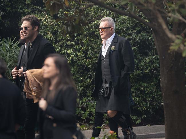 Veteran rocker Jimmy Barnes wore a kilt. EXCLUSIVE PICTURE/ News Corp/Julian Andrews