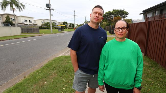 Vance and Abby Fryer lived next door to were the man died, Abby is a critical care nurse and was one of the first on the scene. Picture: David Clark