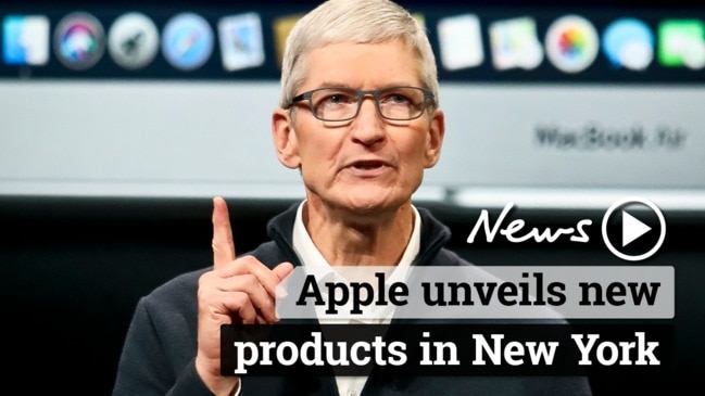 Apple unveils new products in New York