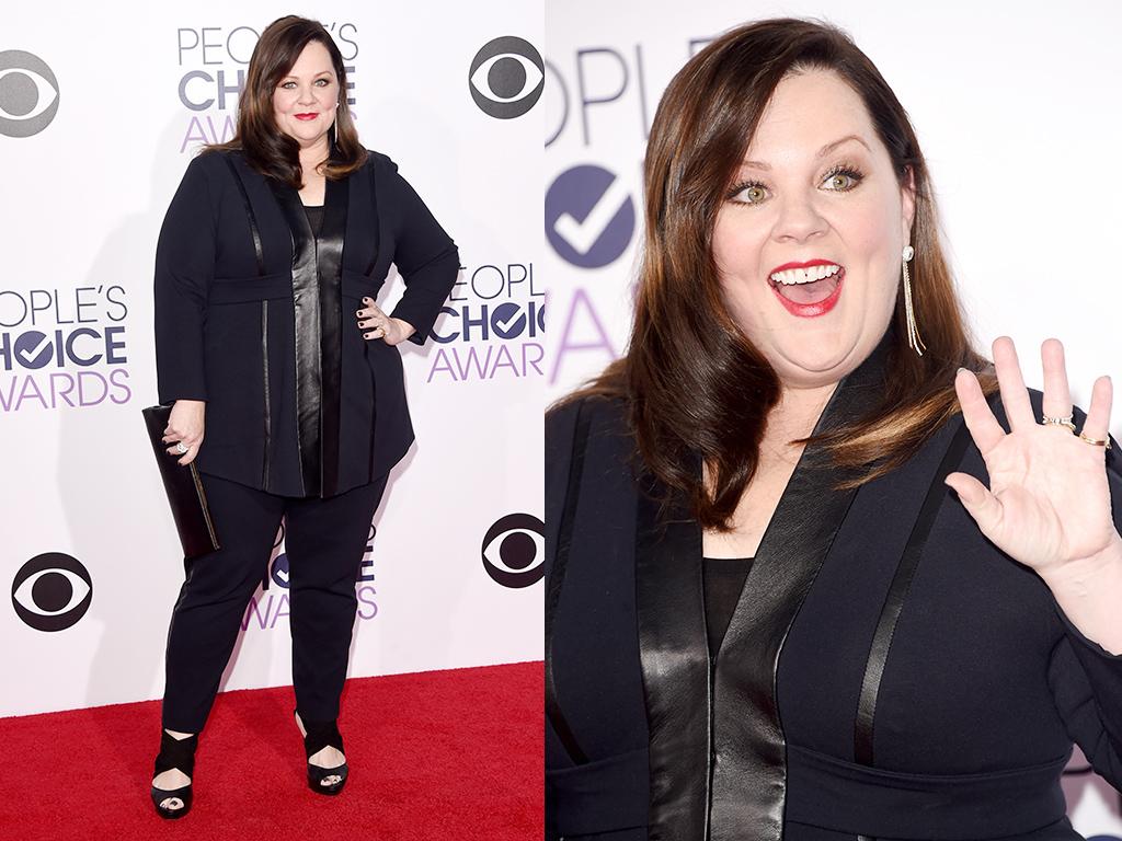 Actress Melissa McCarthy attends The 41st Annual People's Choice Awards at Nokia Theatre LA Live on January 7, 2015 in Los Angeles, California. Picture: Getty