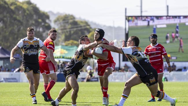 Men's Koori Knockout grand final, Walgett Aboriginal Connection vs Wiradjuri Aboriginal Rivers. Picture: Andrea Francolini