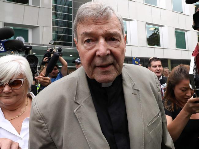 The County Court decided to suppress the first trial to avoid the second jury being prejudiced against George Pell. Picture: Asanka Brendon Ratnayake/AFP