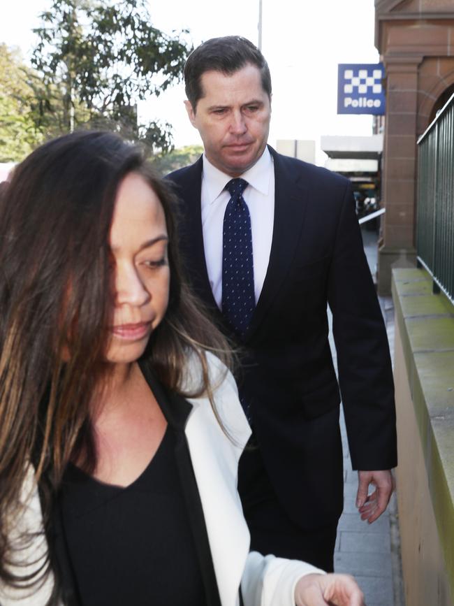 Phelan and his lawyer Claudette Chua. Picture: John Grainger