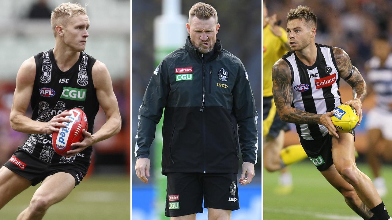 With Jaidyn Stephenson suspended and Jamie Elliott still injured, Nathan Buckley is left with a hole to fill in Collingwood's forward line.