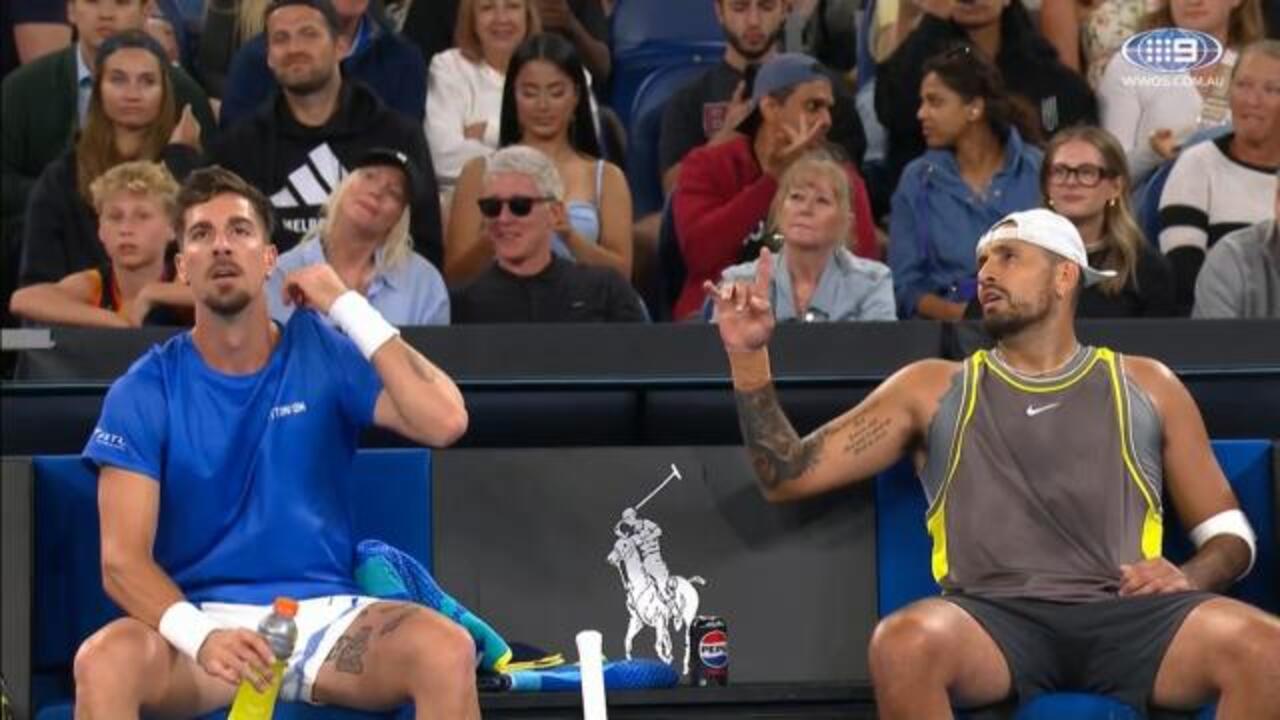 Kyrgios explodes after Kokk warning!